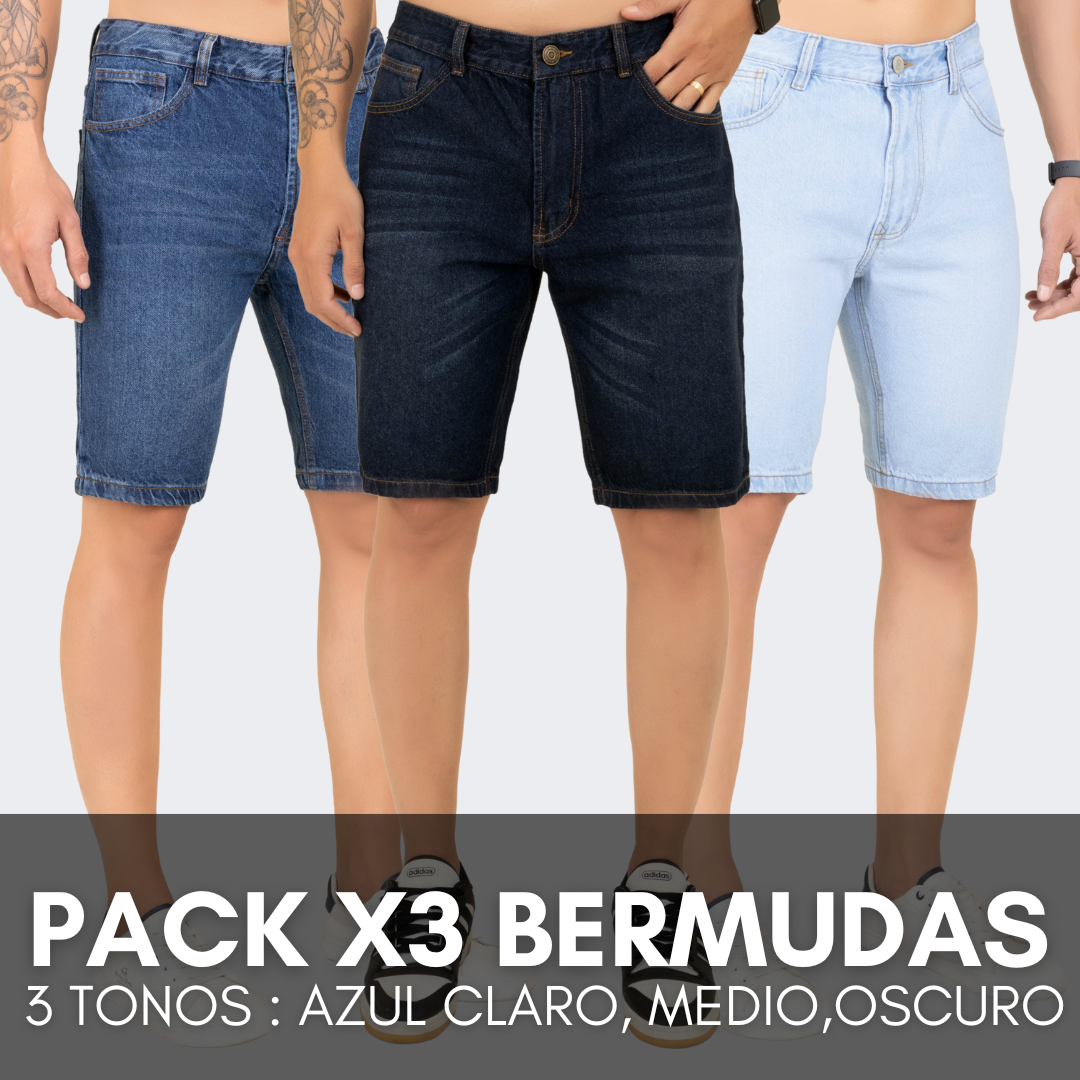 PACK BERMUDAS (3 TONOS)